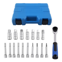 Load image into Gallery viewer, 18pcs Shock Absorber Strut Nut Tool Suspension Strut Nut Removal Tool 1/2''