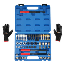Load image into Gallery viewer, 49 Piece Thread Repair Kit UNC UNF Metric Die Set Thread Restorer Universal