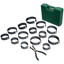 Load image into Gallery viewer, Piston Ring Compressor Cylinder Installer with Plier14 bands tool set
