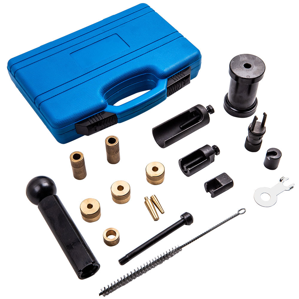 18 pcs Injector Puller Removal Installer Tool Set For VAG geschikt voor Audi VW FSI Petrol