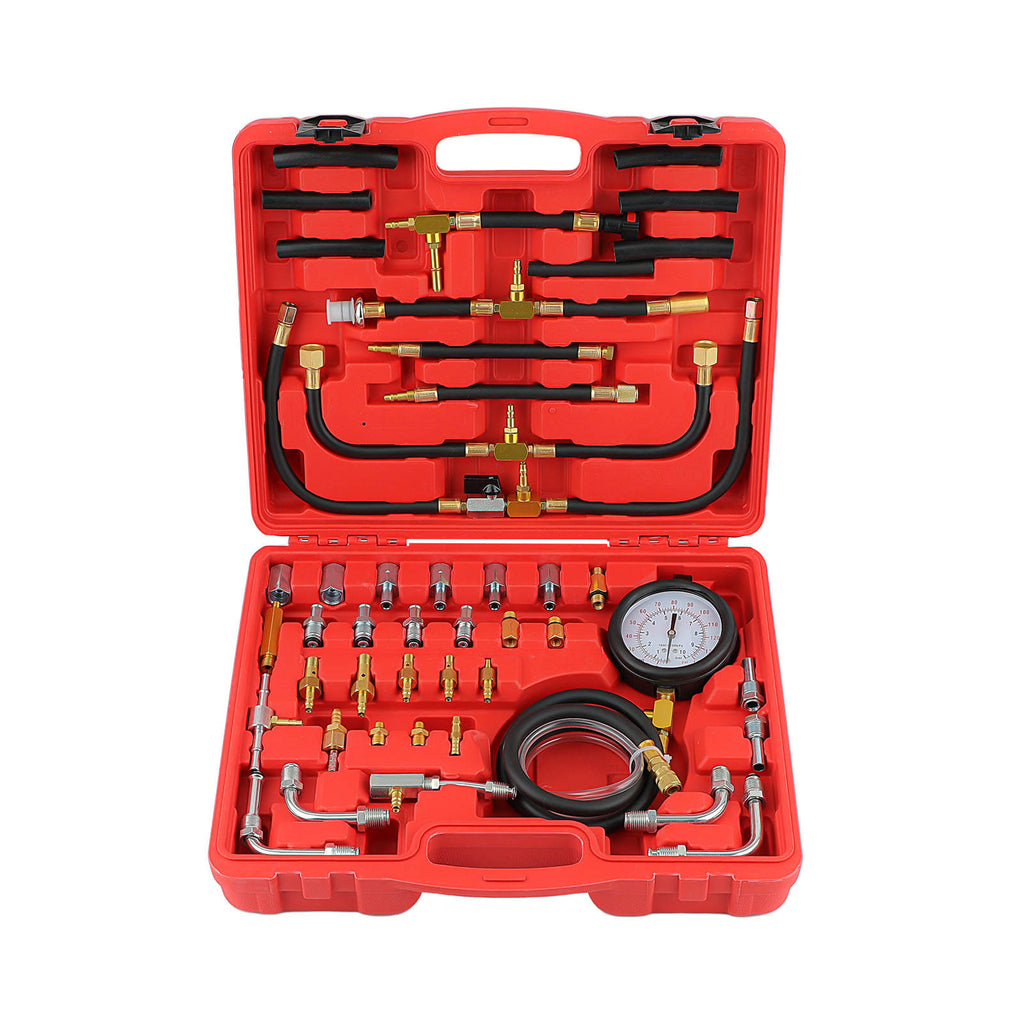 Universele Brandstofinjectie Drukmeter Auto Systeem Pomp Gereedschap Set
