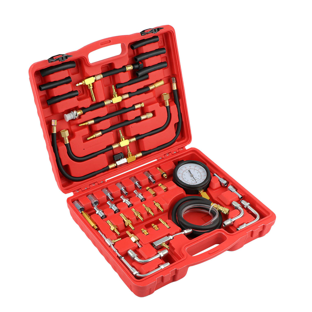 Universele Brandstofinjectie Drukmeter Auto Systeem Pomp Gereedschap Set