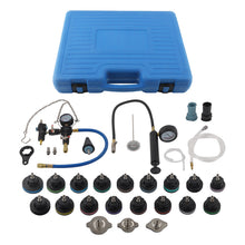 Load image into Gallery viewer, 28pcs Radiator Pressure Tester Coolant Purge Refill Vacuum Cooling System Kit