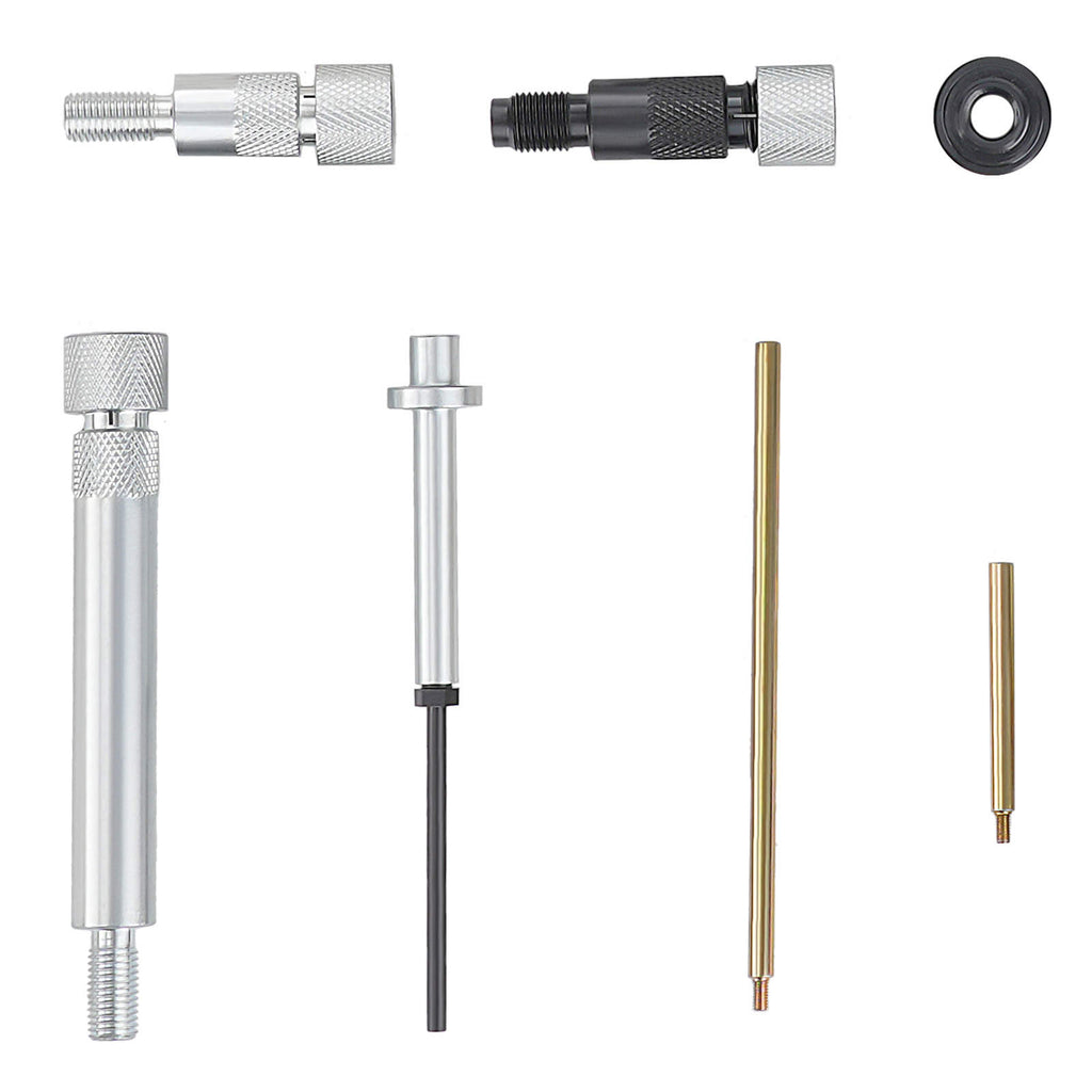 Diesel Fuel Injection Pump Timing Indicator Tool Set with Gauge Adapter compatible with Audi