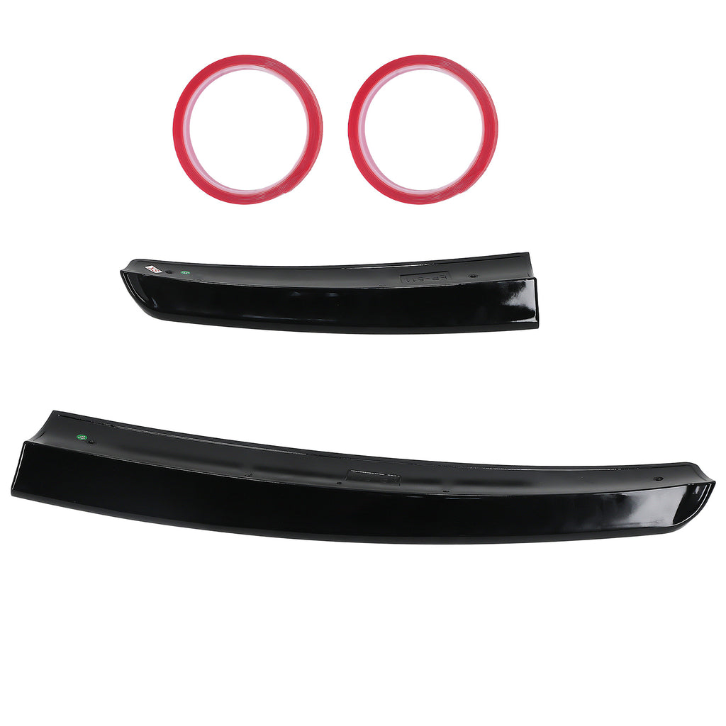 REAR TWIN BARN DOOR TRUNK SPOILER WING LIP geschikt voor VW CADDYMAXI 05-18 GLOSS BLACK