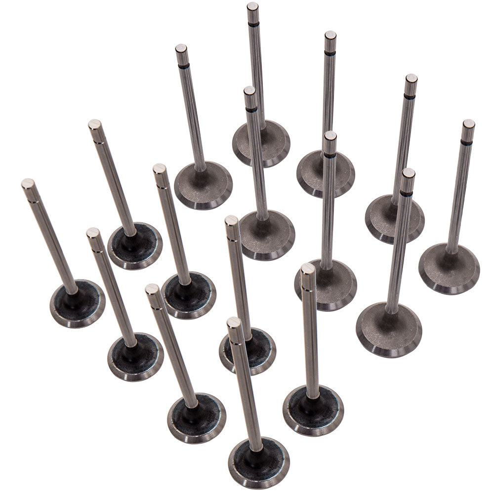 8x Intake Klep 8x Exhaust Klep geschikt voor Renault Clio Megane Laguna 1.4 1.6