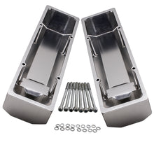 Load image into Gallery viewer, voor Small Block geschikt voor Chevy-SATIN Fabricated Aluminum Valve Covers 58-86 SBC 283 302