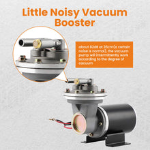 Load image into Gallery viewer, Electric Vacuum Pump Kit Mounting Hardware for Brake Booster 12 Volt 18 to 22