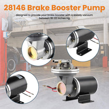 Load image into Gallery viewer, Electric Vacuum Pump Kit Mounting Hardware for Brake Booster 12 Volt 18 to 22
