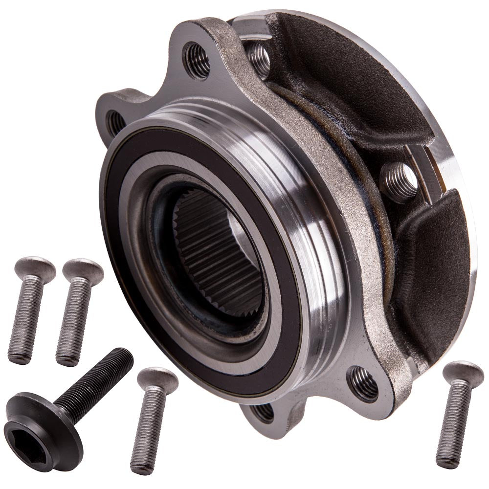 1x Wheel Bearing Kit Front geschikt voor Audi A4 A5 A6 A7 A8 Q5 geschikt voor Porsche Macan 4h0498625a