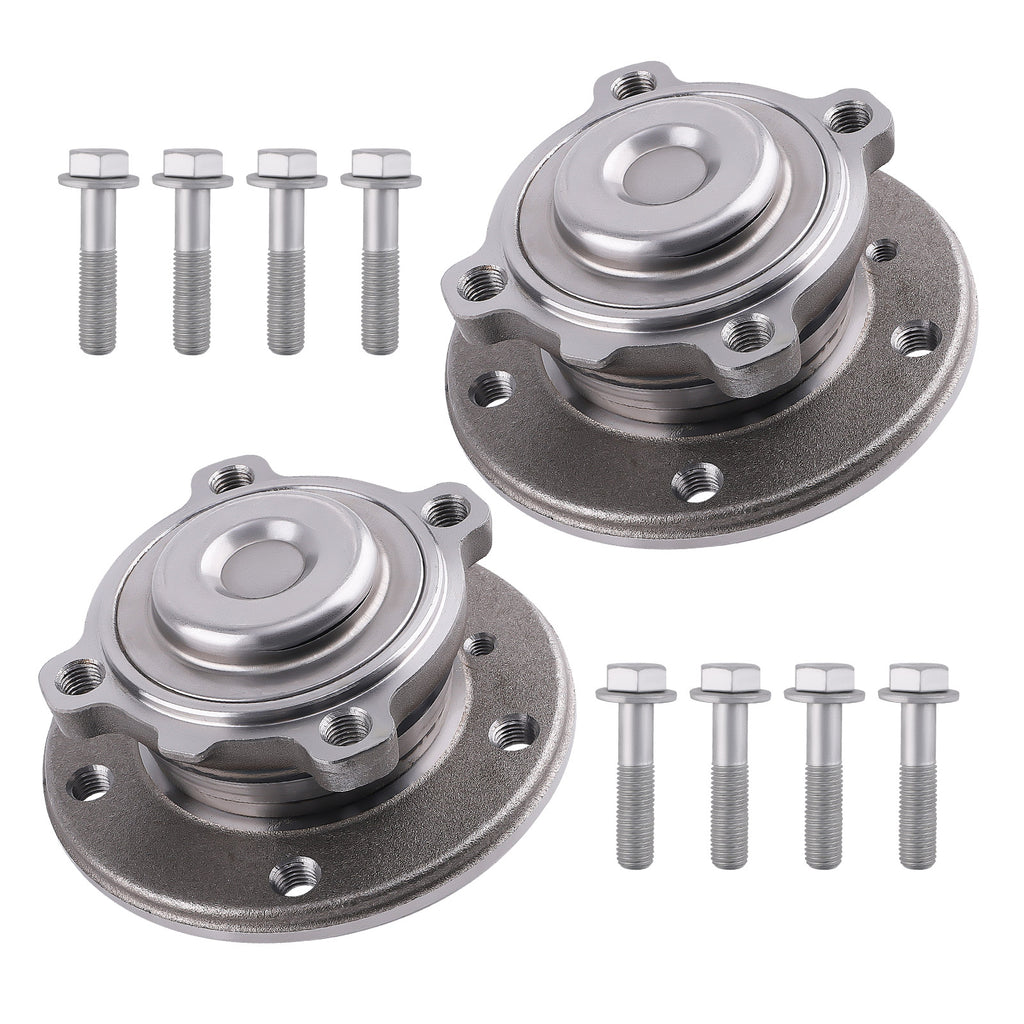 2x Wielnaaflager Kit voorzijde geschikt voor BMW 1 Serie 116d E81 2008-2011 Hatchback VKBA3681