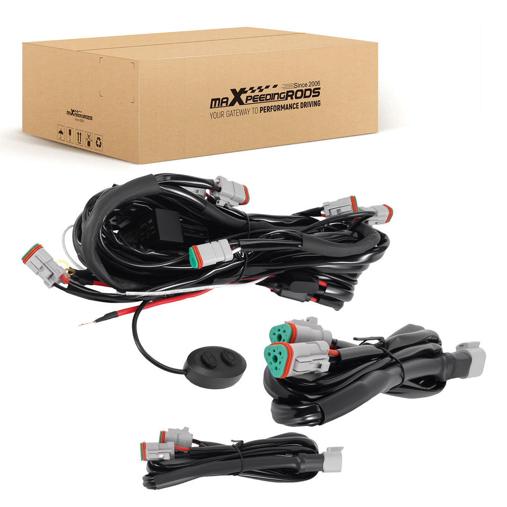 ACC Power Wire Kit For Max Peedingrods Crosshair LED Lights 6-Way Connection