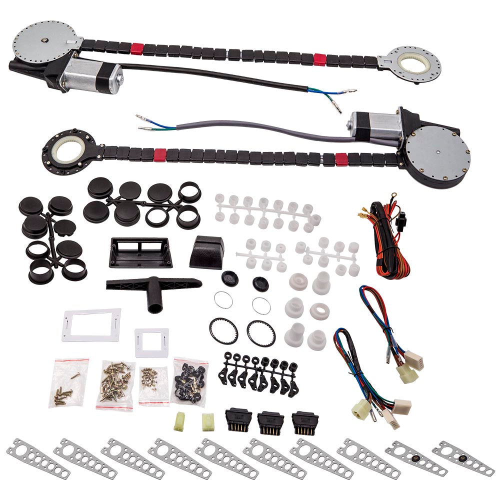 Electric Raammechanisme Kit voor Universal 2 Doors Power window kits