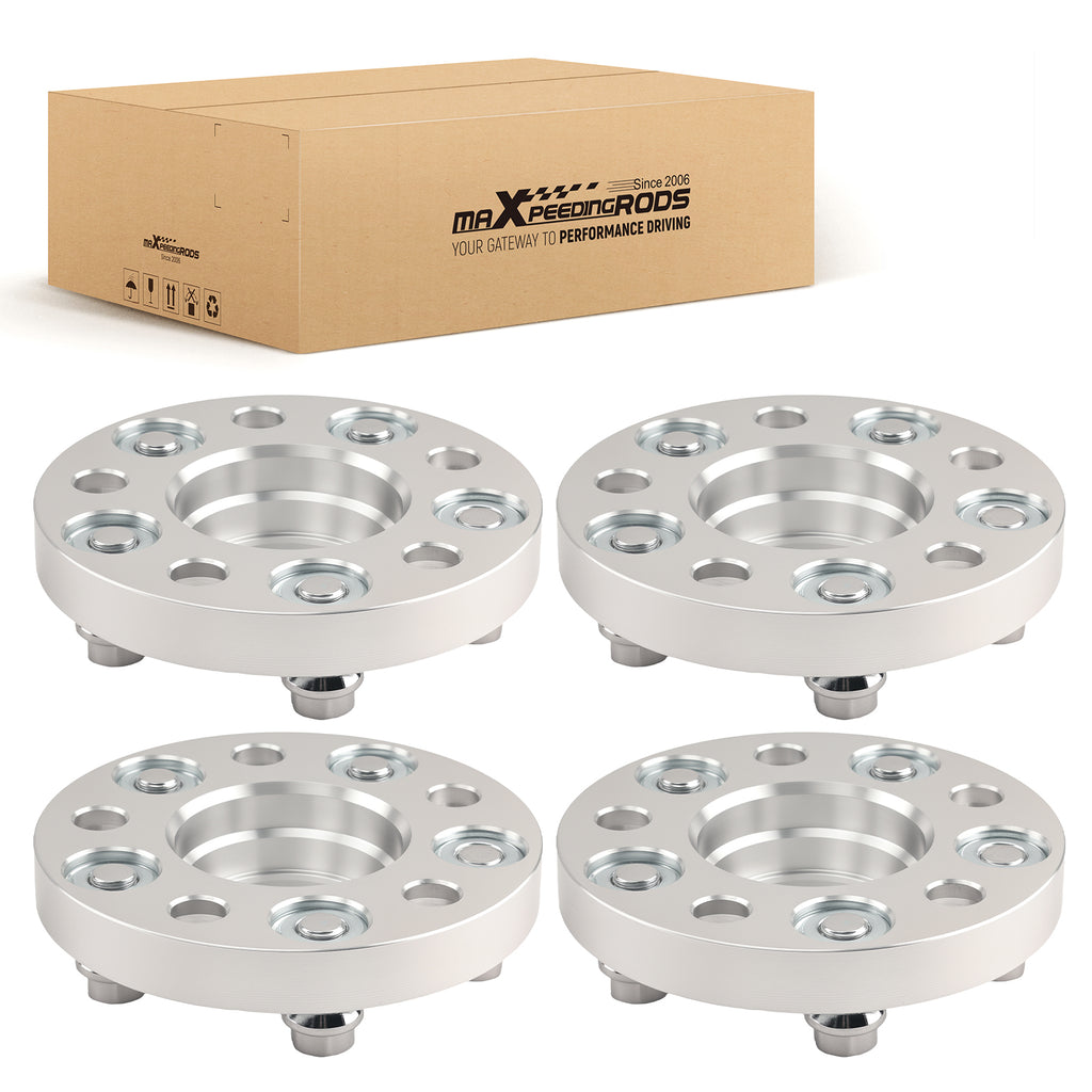 4 Piezas Espaciadores 20mm 5x112 compatible for AUDI A4 B8 66.5mm Aluminio 6061-T6 M14x1.5