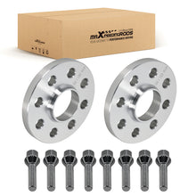 Load image into Gallery viewer, 2pcs Espaciadores 15mm compatible for BMW E30 E21 4x100 57.1mm CB Hub Centric Aleación