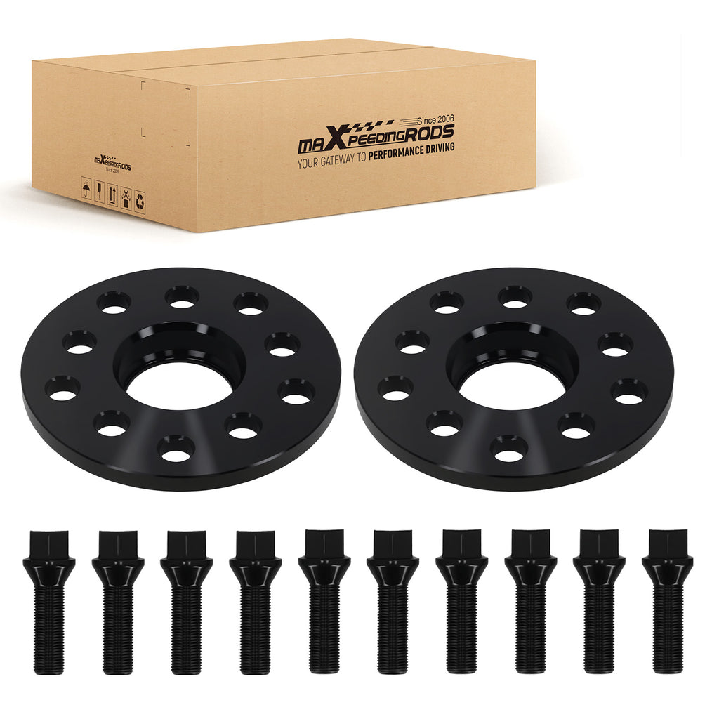 10mm Espaciadores compatible for Audi A4 A6 A8 5x112 5x100 CB 57.1mm Aleación Aluminio
