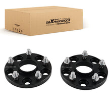 Load image into Gallery viewer, 15mm Aluminum Wheel Spacers geschikt voor Lexus IS Series 5x114.3 M12x1.5 60.1mm Black