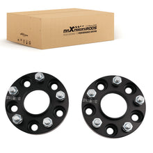 Load image into Gallery viewer, 20mm Aluminum Black Hub Centric Wheel Spacers geschikt voor Hyundai Santa Fe Mk3 M12x1.5