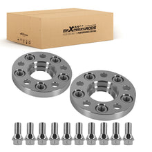 Load image into Gallery viewer, 20mm separadores de rueda compatible for AUDI A4 B8 Avant 5x112 M14x1.5 66.5mm Aleación