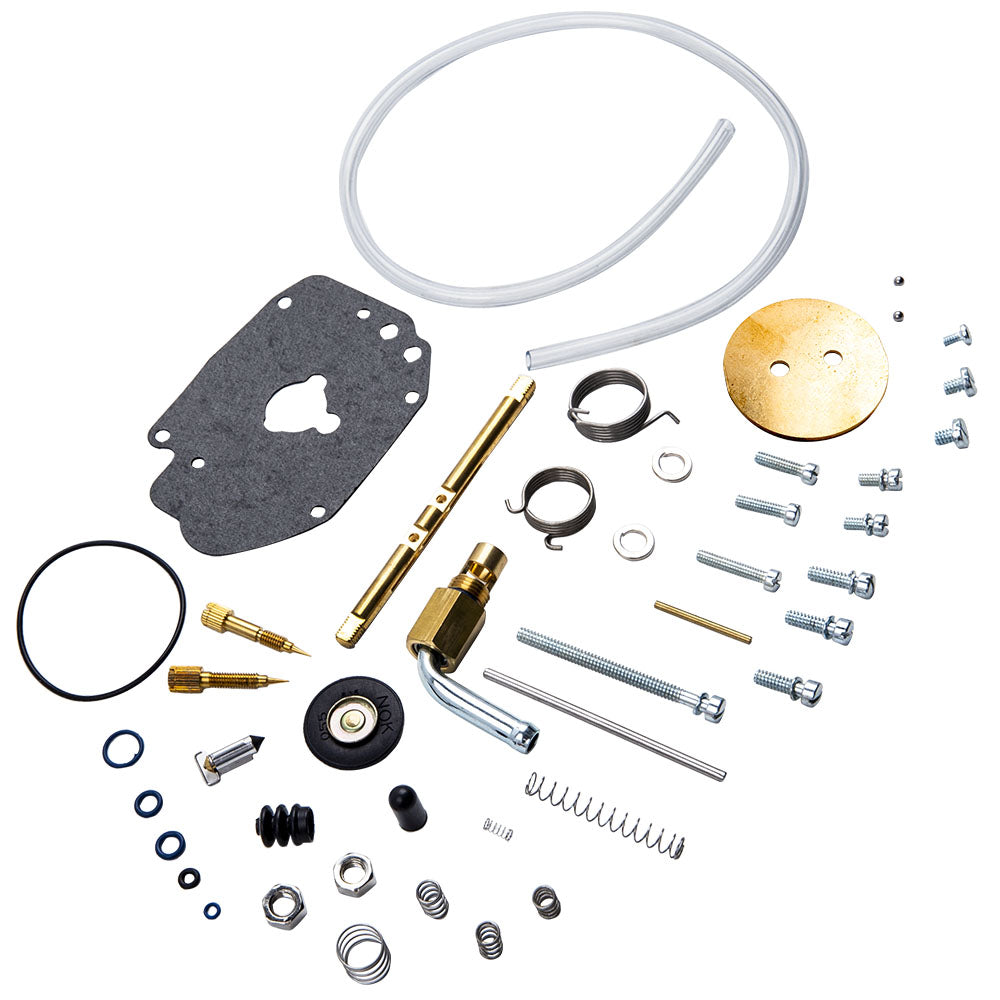 New CARBURATORE CARBURETOR REPAIR KIT compatible for HARLEY-DAVIDSON SUPER E GAS CARBS