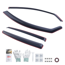 Load image into Gallery viewer, In-Channel Rain Guards geschikt voor Audi A6 C6 2004-2011 Saloon Window Deflectors 4pc