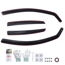 Load image into Gallery viewer, 4pcs Window Deflectors geschikt voor Audi A6 C7 Saloon 2011-2018 Acrylic Rain Guards