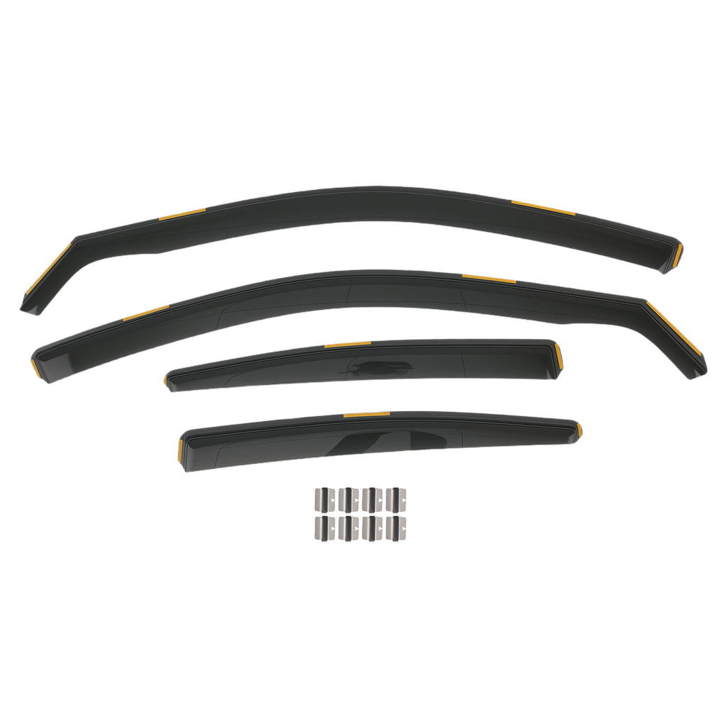 In-Channel Wind Deflectors geschikt voor BMW 5 Series F10 2010-2017 Front Rear Set