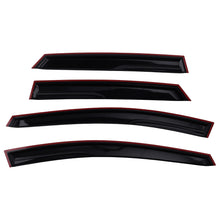 Load image into Gallery viewer, 4pc Window Wind Deflectors Side Shields geschikt voor Kia Ceed MK2 2012-2018 Black Tinted