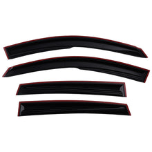 Load image into Gallery viewer, 4PC Window Rain Visors geschikt voor Ford Fiesta MK6 2002-2008 Wind Deflectors Black