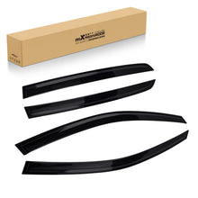 Load image into Gallery viewer, 4 Pcs Window Rain Guards Wind Deflectors geschikt voor VW GOLF MK6 2008-2012 Black Tinted
