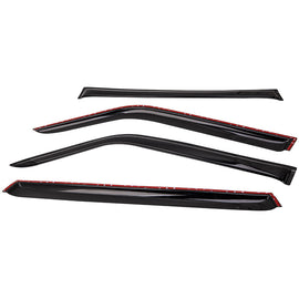 4 Weather Zijwindschermen suitable voor Nissan Patrol Y61 GU 98-18 Window Door Visor nieuw