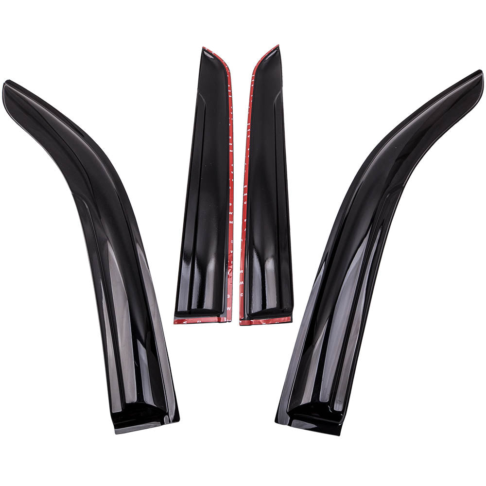 4pc Weathershields Visor geschikt voor Toyota Hilux REVO 2015-2020 Dual Cab New