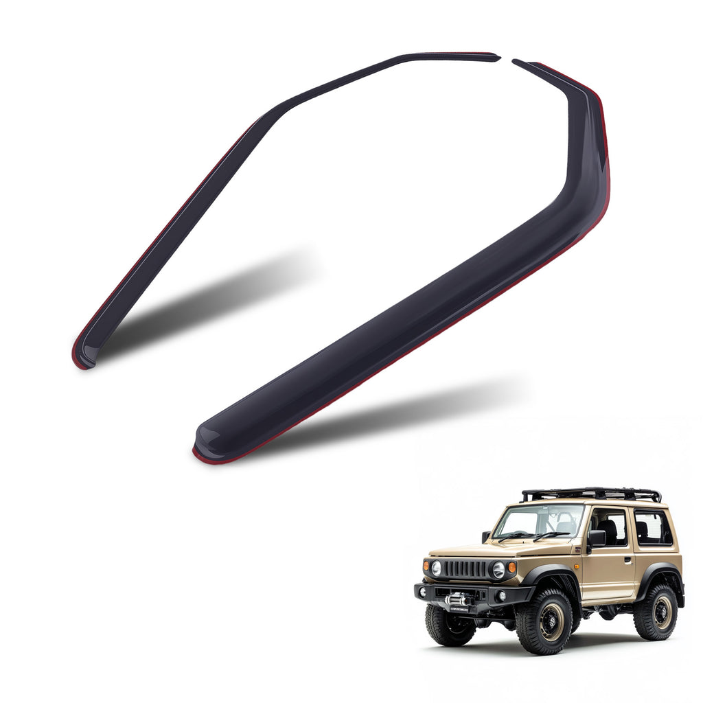 Acrylic Front Wind Deflector geschikt voor Suzuki Jimny 1998-2018 3-Door Rain Guard