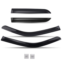 Load image into Gallery viewer, Rain Guards geschikt voor Ford Kuga 2008-2012 Outside Mount Black Front Rear 4-Piece Set