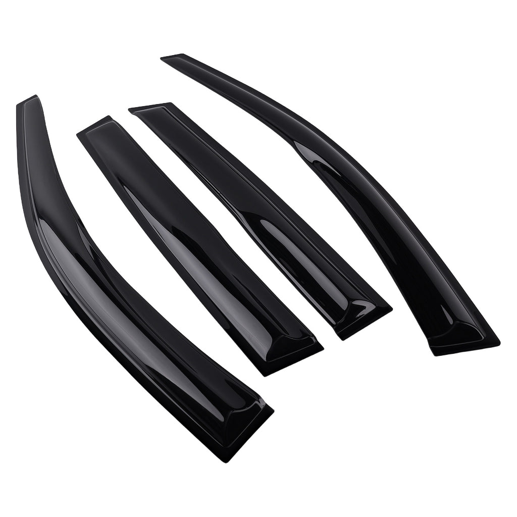 Rain Guard Wind Shield geschikt voor VW Polo MK4 02-09 Wind Deflectors Black Tinted 4pcs