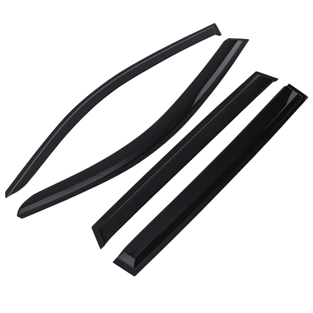 Door Window Visors geschikt voor BMW X3 F25 2011-2017 Outside Mount Rain Guards Set 4PC