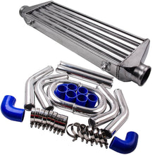 Load image into Gallery viewer, Tube en Fin Universal Intercooler 2.5 64mm Turbo Piping Pipe Kit geschikt voor Audi