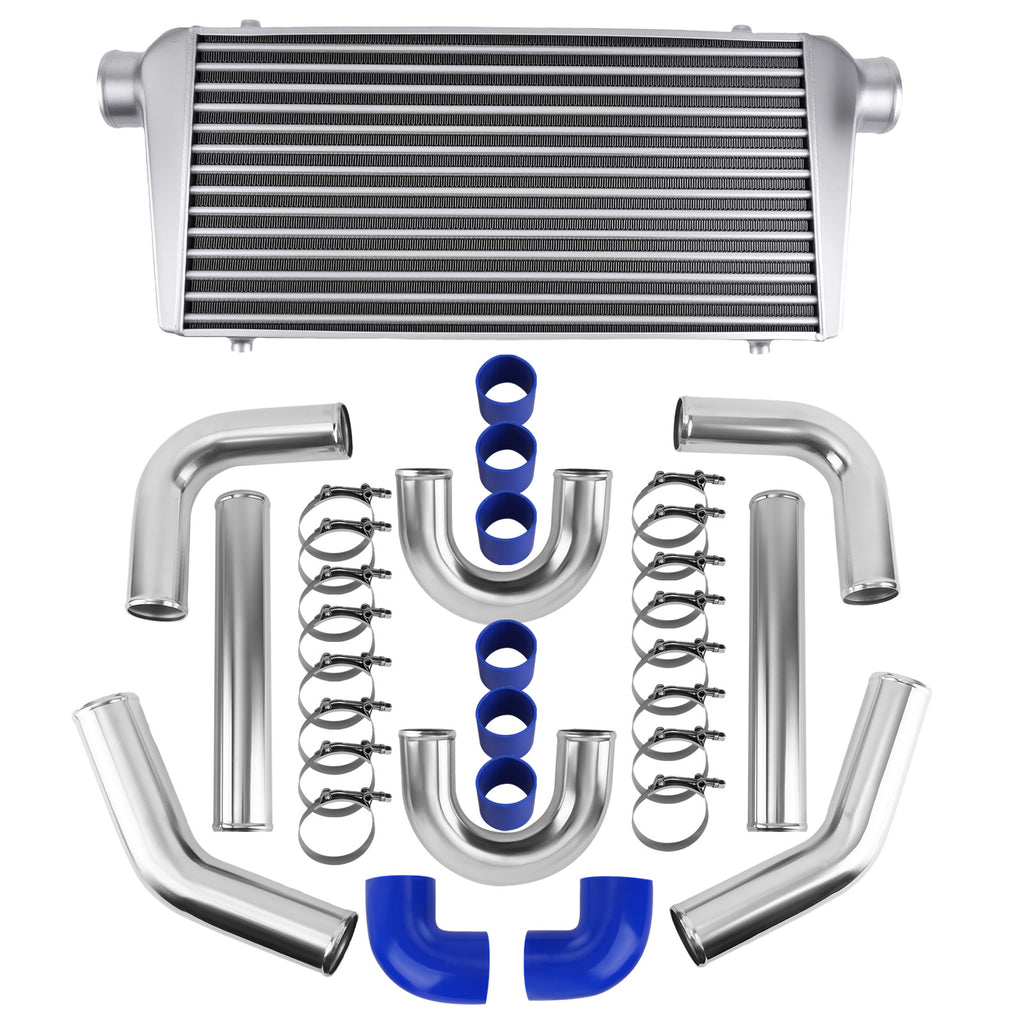 600x300x76mm Universal Intercooler InterenfriadoreKit de tubería tubo 3 76mm