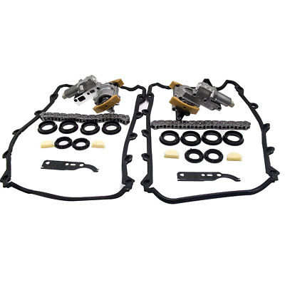 Complete Set Timing Chain Tensioner Gasket Kit compatible for AUDI A6 compatible for VW V8 4.2L 2000-2004