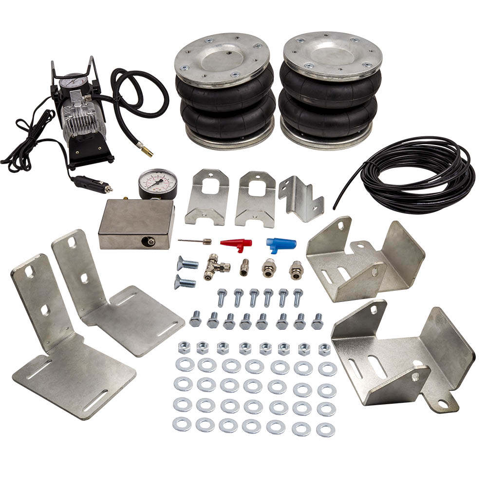Air Suspension with 12V Compressor Kit compatible with Ford Transit 2001-2020 4000kg