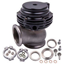Load image into Gallery viewer, MVS Style 38mm V-Band External Wastegate For Turbocharger Bov BLACK with clamps
