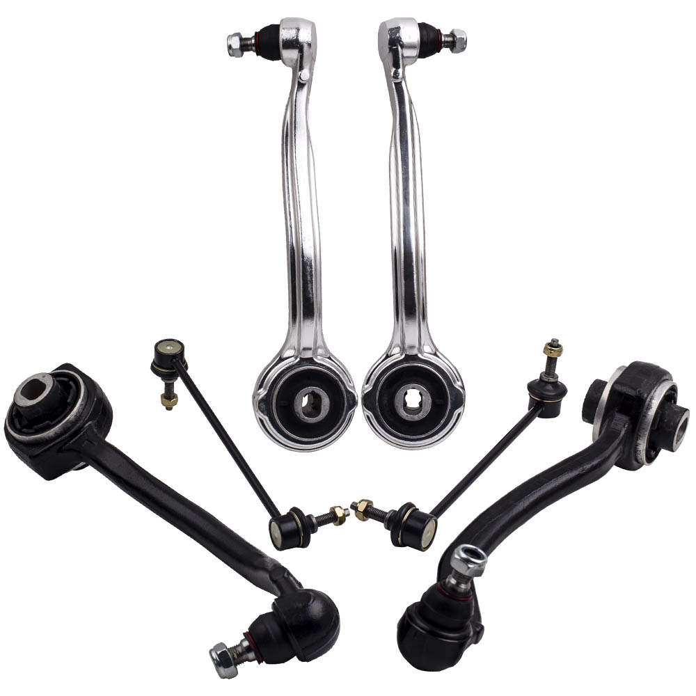 Compatible For Mercedes C-Class Front Upper Lower Suspension Wishbone Control Arms Link Kit