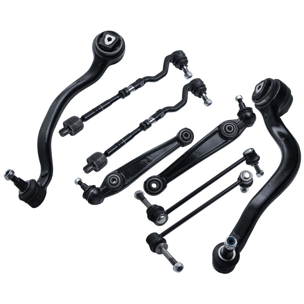 8pc Front Lower Suspension Wishbone Track Control Arms compatible for BMW X5 X6 E70 E71 E72