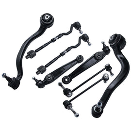 8pc Front Lower Suspension Wishbone Track Control Arms compatible for BMW X5 X6 E70 E71 E72