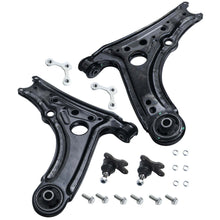 Load image into Gallery viewer, 4pcs Suspension Wishbone Control Arm Kit Front Lower compatible for Seat Arosa 6H 1997-2004