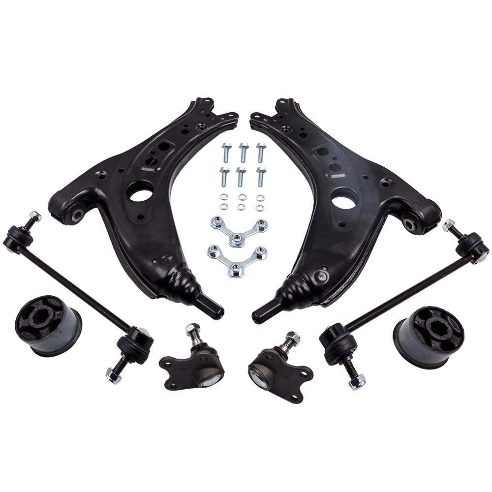 Control Arm compatible with VW POLO 9N compatible with SEAT IBIZA 4 compatible with SKODA FABIA I FRONT 8-piece