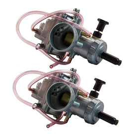 Two Carburetors Fit compatible for Yamaha Banshee YFZ350 YFZ 350 1987-2006 ATV Carbs 29mm 1996