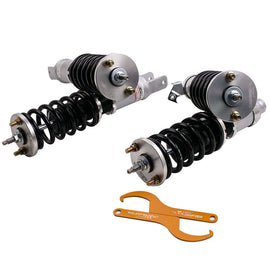 Height and Damper Adjustable Coilover Suspension Kit compatible with Honda Civic CRX Integra 1988-1991
