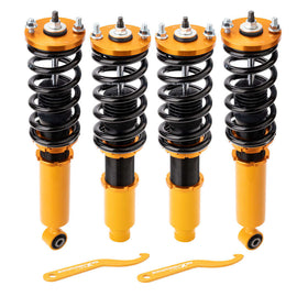 Compatible with Honda CRV 96-01 CR-V Pillow Ball Mount Height Adjustable Coilover Suspension