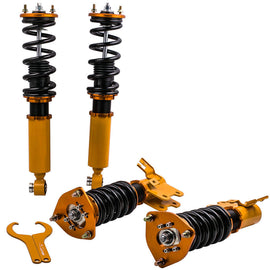 24-way Damper Adjustable Coilover Suspensions compatible with Nissan S13 180SX 240SX 89-94 Set of 4